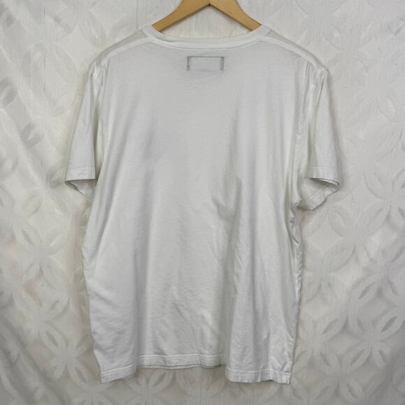 Abercrombie & Fitch Pride Capsule Flip Sequin Heart White Tee Size XL - Picture 3 of 6